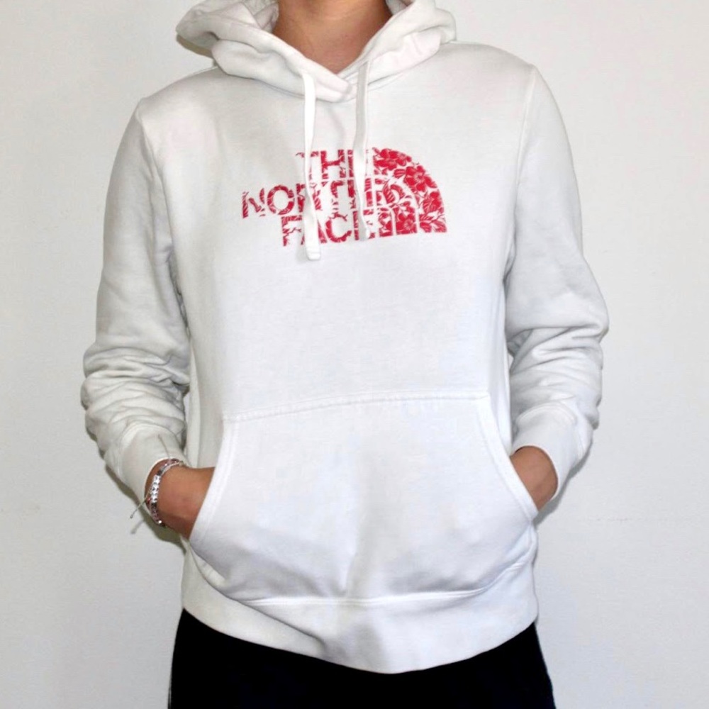 White Northface Hoodie